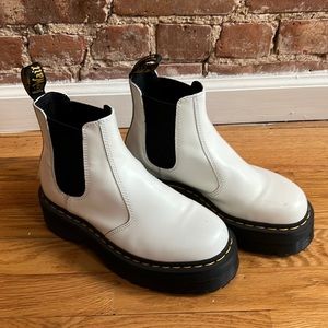 Dr. Martens white Chelsea boot 🌙